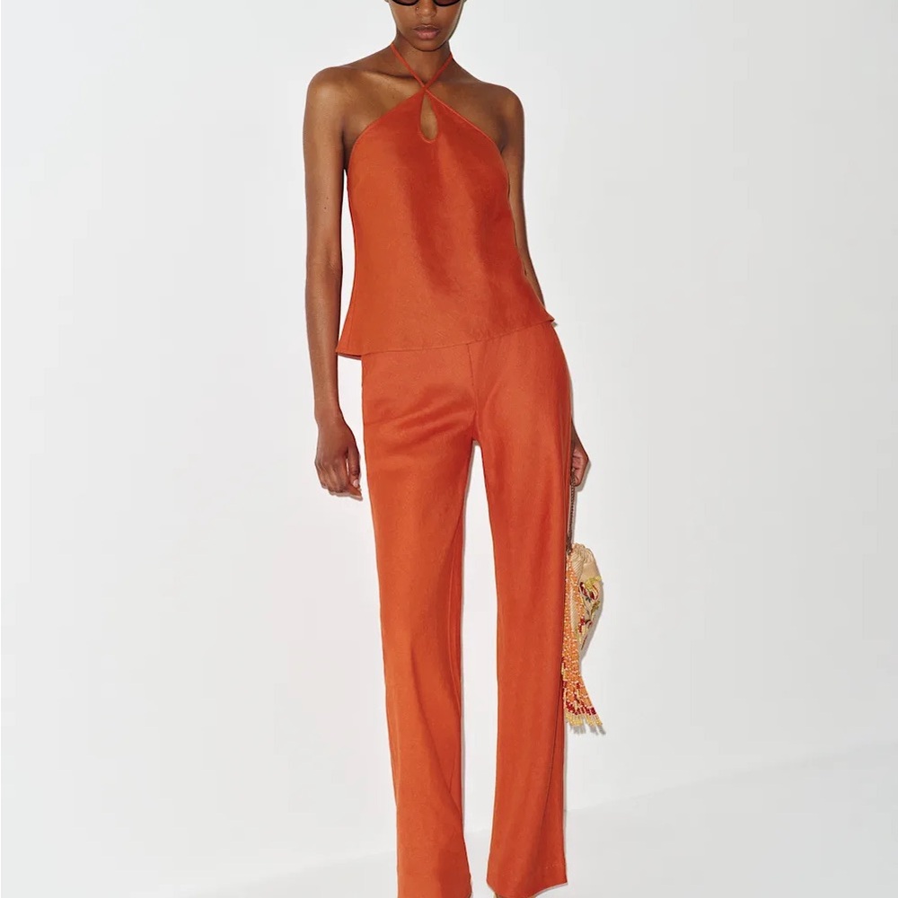 reformation linen pant